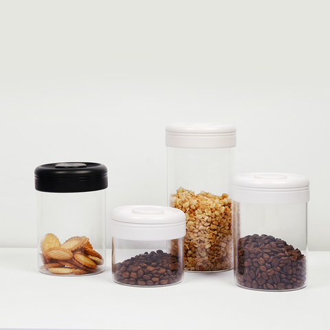 TIMEMORE récipient en verre sous vide verre scellé bocal collations thé café grains stockage pot cuisine stockage bocaux en verre et couvercles ► Photo 1/6