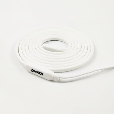 Fil chauffant de dégivrage 220V, pour réfrigération et réfrigération, 0.5m-10m, 20W-400W, 7x5mm -60C à 200C ► Photo 1/6