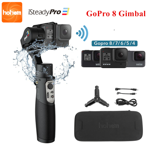 Stabilisateur de cardan 3 axes pour GoPro 8 Action caméra cardan de poche pour Gopro Hero 8,7,6,5,4,3, Osmo Action Hohem iSteady Pro 3 ► Photo 1/6