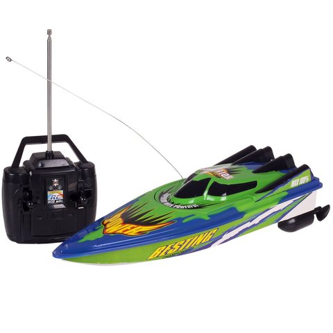 RC bateau de course Radio télécommande double bateau à moteur haute vitesse système de puissance forte conception de Type fluide enfants jouet extérieur pour les enfants ► Photo 1/6