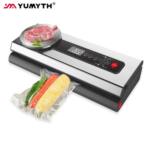 Machine de scellage Sous Vide YUMYTH avec balance de cuisine numérique 304 en acier inoxydable alimentaire scelleur Sous Vide sacs pour le stockage T145 ► Photo 1/6