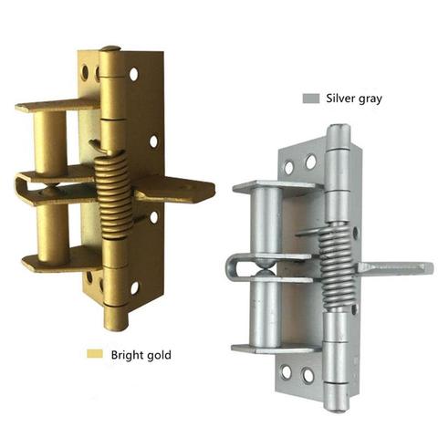 Charnière de positionnement à ressort auto-alignant | Porte à fermeture automatique, écran multifonction, porte à charnière pour porte en bois ► Photo 1/6