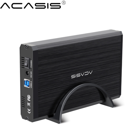 Boîtier de disque dur Acasis 3.5 2.5 SATA vers USB 3.0 disque dur boîtier externe SSD boîtier de disque dur boîtier de boîtier lecteur 3.5 boîtier de disque dur ► Photo 1/6