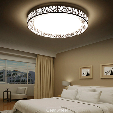 Plafonnier LED avec détecteur de mouvement PIR, design moderne, montage en  Surface, idéal pour un salon ou un couloir, 12/18W, AC 85/265V - AliExpress