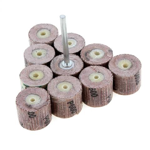 10 pièces/lot accessoires 600-grain ponçage rabat disque meulage ponçage rabat roues brosse sable outil rotatif 17 x 14x 3mm ► Photo 1/6