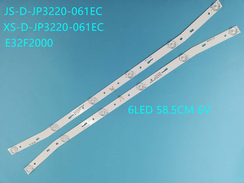 10 ensemble = 20 pièces nouveau pour NUOVA LED rétro-éclairage bande JS-D-JP3220-061EC XS-D-JP3220-061EC E32F2000 MCPCB ► Photo 1/5