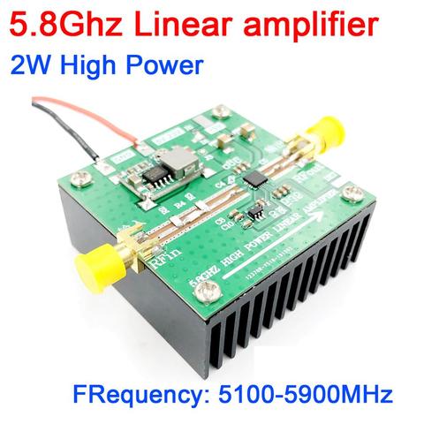 Amplificateur linéaire 5.8Ghz 2W haute puissance 5100-5800MHZ wifi FPV transmission d'image amplificateur RF amplificateur de puissance de signal à distance ► Photo 1/6