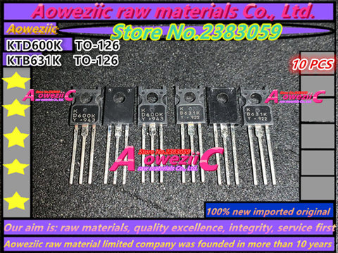 Aowezic – transistor de puissance audio à-100%, nouveau et original, KTD600K-Y KTD600K KD600K D600K KTB631K-Y KTB631K KB631K B631K, 126 ► Photo 1/1