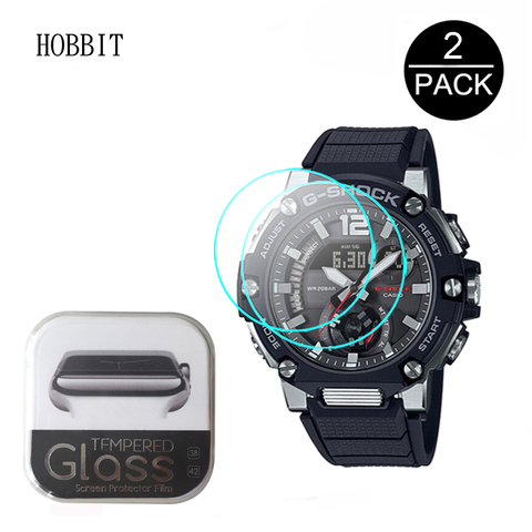 Protecteur d'écran 9H, 2 pièces, en verre trempé anti-rayures pour montre connectée Casio G-SHOCK GST-B300 GST-B300S GST-B300SD GST-B300E ► Photo 1/6