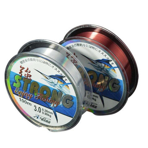 100m japon Materia fluorocarbone ligne de pêche Leader fil cordon de pêche accessoires le Flurocarbone hiver corde mouche lignes de pêche ► Photo 1/6