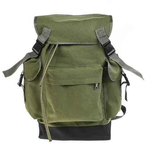 70L grande capacité sac de pêche armée vert toile carpe sac de pêche matériel de pêche sac à dos Durable et résistant à l'usure à utiliser sac ► Photo 1/6