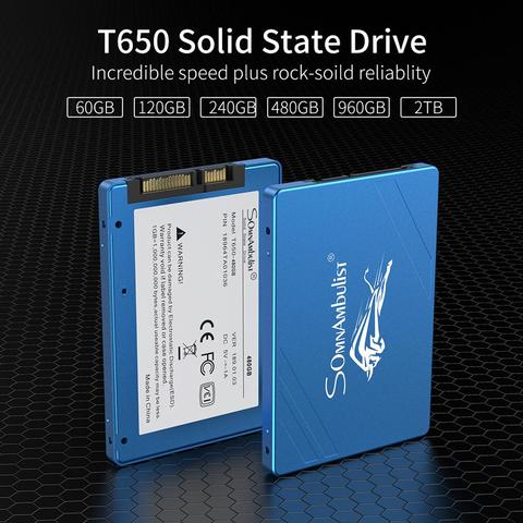 Kingchuxing — Disque dur SATA3 de 2,5 pouces, 500 Go, 1 To, mémoire de stockage interne SSD pour pc portable ou de bureau ► Photo 1/5