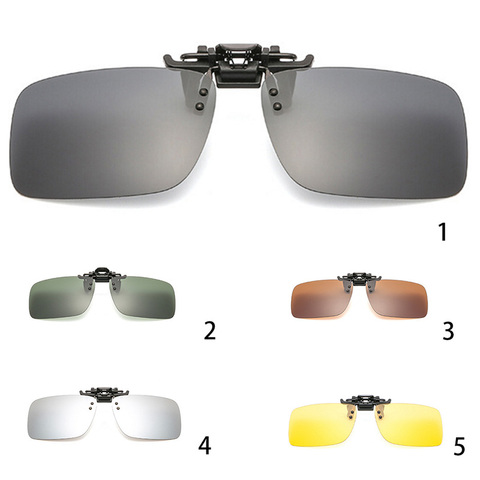 2022 1 pièces nouvelle pince polarisée lunettes de soleil Clips myopie mode UV Protection Clips Ins ► Photo 1/6