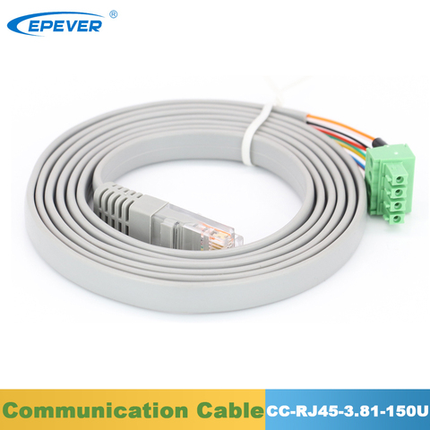 Câble de Communication EPever CC-RJ45-3.81-150U pour régulateur solaire MPPT série DuoRacer ► Photo 1/6