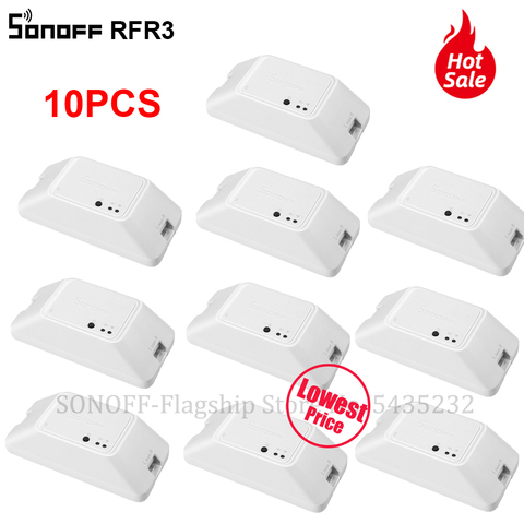 10 pièces Itead SONOFF RFR3 R3 RF interrupteur de lumière bricolage Wifi commutateur Module 433MHZ eWelink APP télécommande Alexa/Google Smart Home ► Photo 1/6