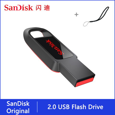 Sandisk-clé USB 32 64 128 16 go, Mini clé USB 128 go, 64 go, 32 go, 16 go, stylo clé USB 2.0, mémoire de clé, pour téléphone ► Photo 1/6