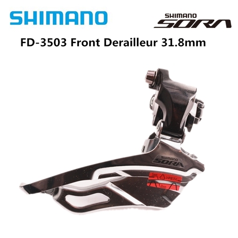 SHIMANO SORA-dérailleur avant pour vélo pliable, 3503, 3x9 vitesses, FD-3503 mm, pour vélo de route, 31.8mm ► Photo 1/6