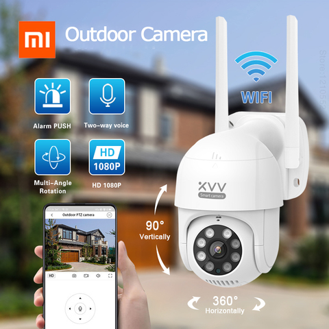 Xiaomi Smart P1 caméra extérieure 1080P 270 ° PTZ rotation Wifi Webcam humanoïde détecter étanche sécurité Camers travail pour Mi maison App ► Photo 1/6