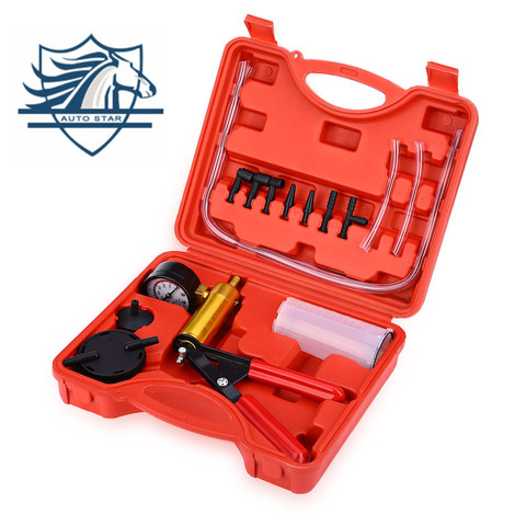 Auto voiture manuel vide aluminium pression pompe frein liquide saignement Portable Durable réparation ensemble testeur Kit jauge à vide ► Photo 1/6