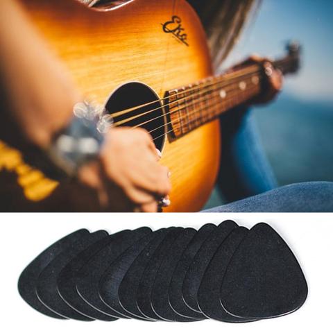 10 pièces 0.5mm guitare Pick accessoires musicaux noir celluloïd guitare pics Plectrums guitare outils guitare accessoires musicien ► Photo 1/5