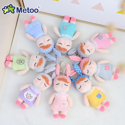 Mini Metoo poupées jouets en peluche pour filles bébé belles licornes mignon lapin petits porte-clés pendentif animaux doux pour garçons infantile ► Photo 1/6