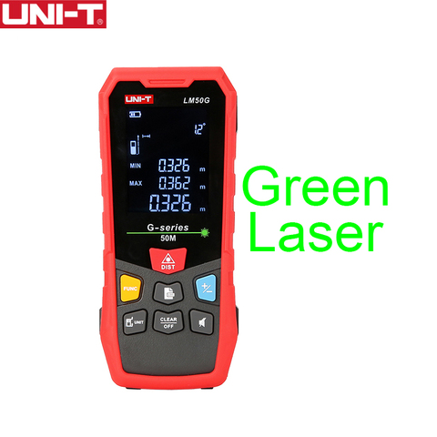 UNI-T LM50G vert Laser télémètre portable Mini Laser télémètre ruban télémètre mesure testeur nouveau 50m 70m 100m ► Photo 1/4