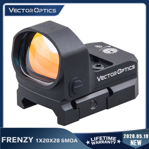 Vecteur optique frénésie-X 1x20x28 point rouge portée 6 MOA pistolet de poing vue chasse Rilfescope Glock 9mm AR AK 5.56 7.62 .308win ► Photo 1/6