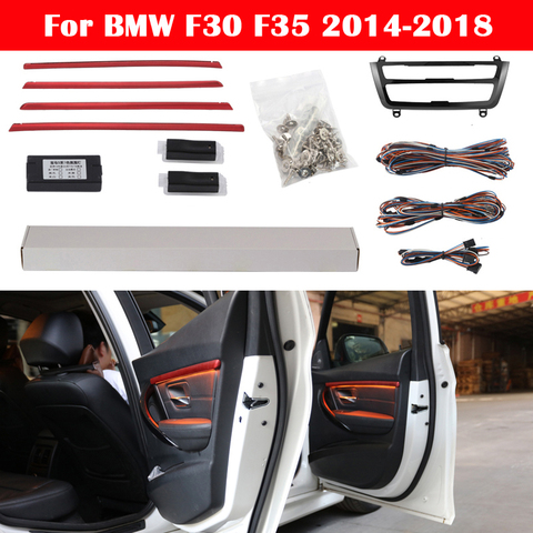 9-couleur automatique conversion voiture porte intérieure lumière ambiante éclairage décoratif tuning voiture pour BMW 3 série F30 F35 2014-2022 ► Photo 1/6