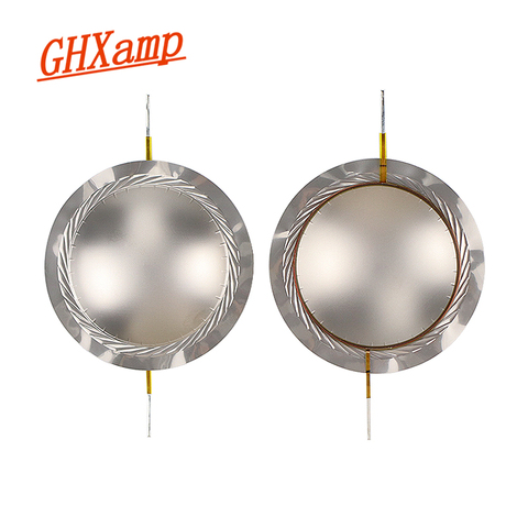 GHXAMP – haut-parleur à 75 cœurs, bobine vocale, Film titane, 8ohm, 74.5mm, triple, fil rond, diaphragme pour scène Audio, 2 pièces ► Photo 1/6