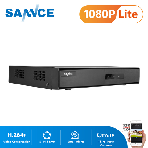 SANNCE – enregistreur vidéo DVR hybride 1080P 5-en-1, 8 canaux, 1080P, pour système de Surveillance à domicile, avec disque dur 2T ► Photo 1/6
