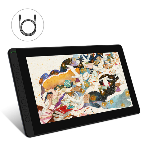 HUION nouveauté Kamvas 16(2022) moniteur de dessin graphique tablette stylo numérique sans batterie pour Win/MAC et Android 120% s RGB ► Photo 1/6