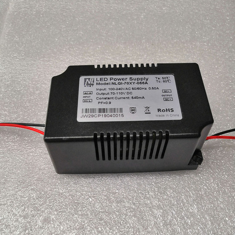 Transformateur d'éclairage led LED d'alimentation LED 100 V 50W-70W, pilote à courant Constant, adaptateur pour lumière d'aquarium 240, led, lampe de croissance led ► Photo 1/6