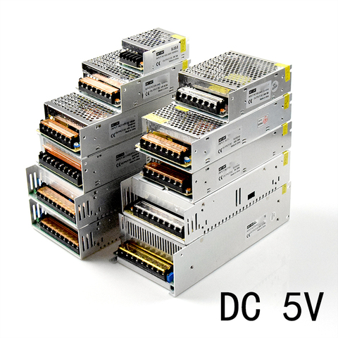 Alimentation de commutation DC 5V, 4A 5A 6A 10A 20A 60A, alimentation de commutation AC 110V 220V à DC 5V pour bandes Led ► Photo 1/6