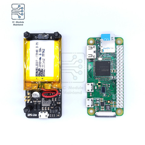 Carte d'extension pour Raspberry Pi, batterie UPS-Lite V1.2, détection d'électricité, pour modèle Zero, Zero W, nouveau, ► Photo 1/6