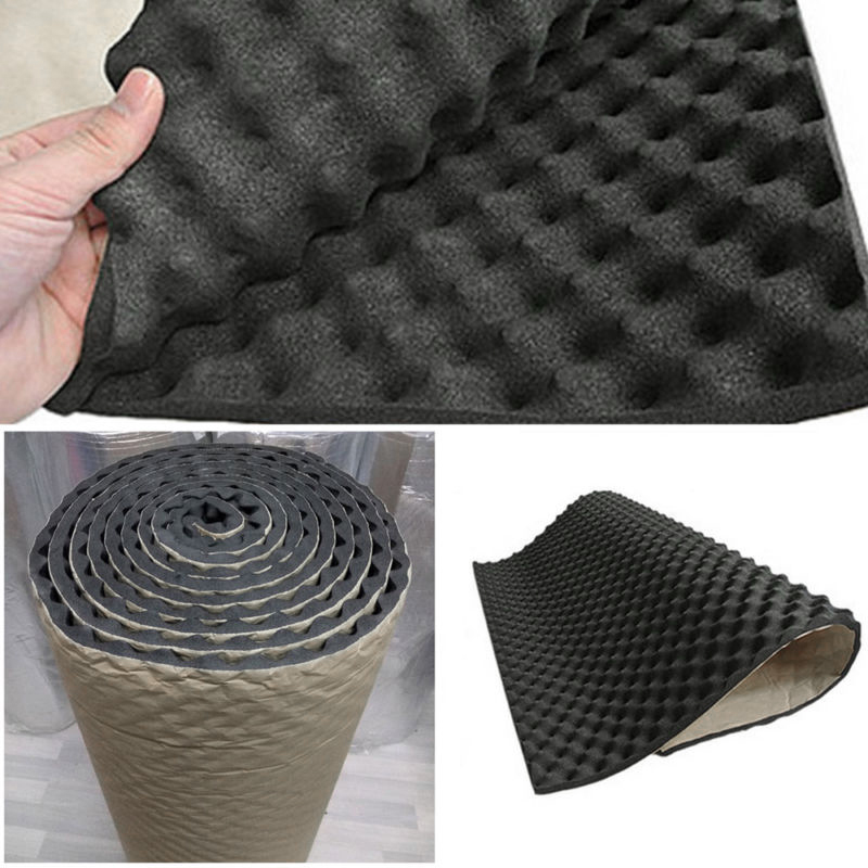 Mousse d'amortissement acoustique | Insonorisé de voiture, isolation acoustique du bruit de voiture, tapis anti-choc thermique pour caisson de basses 50*100cm ► Photo 1/6