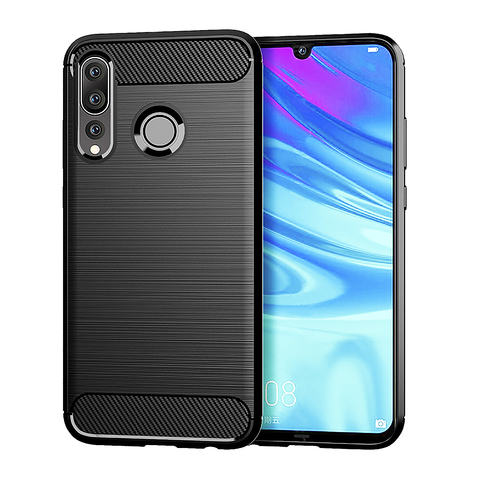 Coque brossée pour Huawei P40 Lite E P30 P Smart Plus Z 2022 Mate 30 20 Pro 10 P10 P20 P30Lite housse en Fiber de carbone ► Photo 1/6