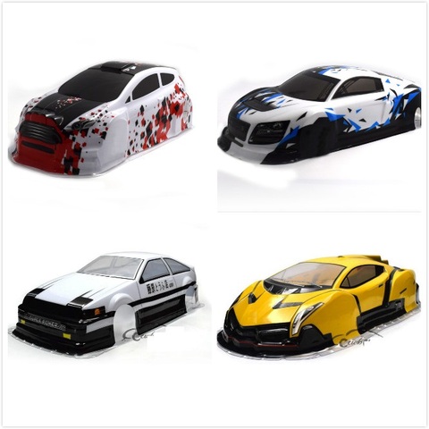 2022 plus récent 1/10 rc corps de coque de voiture pour 1:10 radiocommande voiture de course 94111 largeur: 190mm/195mm options multiples ► Photo 1/6