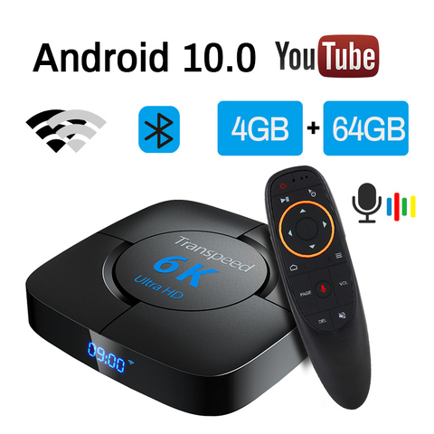 Allwinner H616 Android 10.0 TV Box 6K Wifi 2.4G & 5.8G Google Assistant vidéo TV Bluetooth TV boîte jouer magasin décodeur rapide ► Photo 1/6