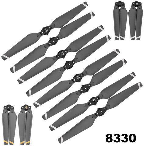 8 pcs 8330 hélice pour DJI Mavic Pro Drone pliable accessoires de dégagement rapide remplacement lame accessoire pièces de rechange CW CCW ventilateur ► Photo 1/6