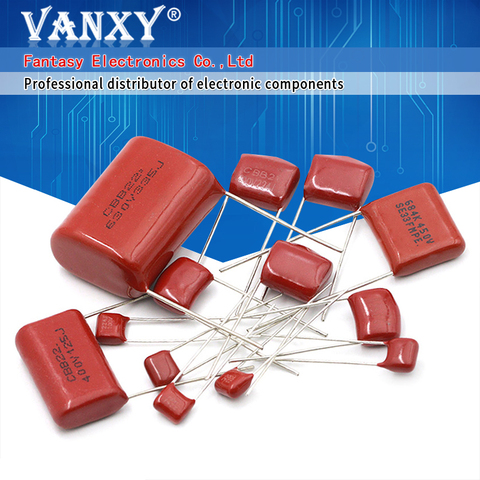 Condensateur en film polypropylène CBB, 10 pièces, 100V471J 2000V104J 250V225J 250V475J 400V104J 400V684J 450V225J 450V105J ► Photo 1/5