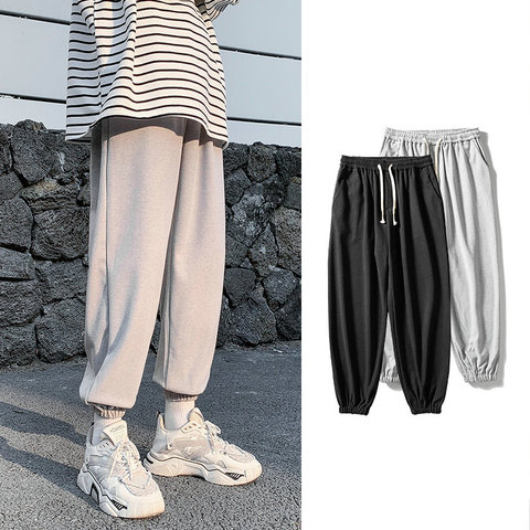 Streetwear Survêtement Pantalons Décontractés hommes nouvelle Mode Harem Pantalon longueur Cheville de Joggeurs pour hommes Vêtements De Sport Pantalons ► Photo 1/6