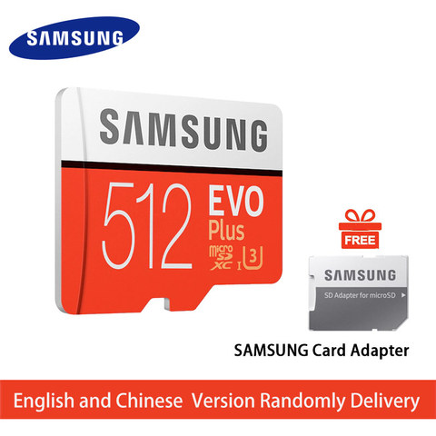 SAMSUNG-carte mémoire Micro SD, 32 go/64 go/128 go/256 go/512 go, SDHC/SDXC Grade EVO + classe 10 C10, UHS TF ► Photo 1/3