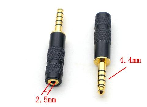 1 pièces 4.4mm 5 pôles mâle à 2.5mm 4 pôles femelle adaptateur équilibré pour Sony NW-WM1Z ► Photo 1/4