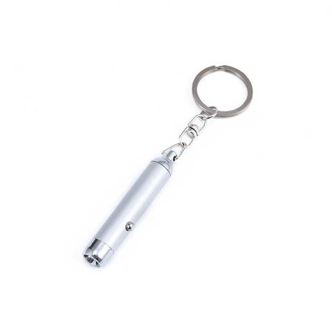 1 pièces Portable Mini LED UV lampe de poche torche métal poche lampe de poche UV petit porte-clés lumière Portable éclairage livraison directe ► Photo 1/6