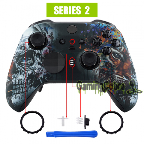 Kit de remplacement de coque de boîtier avant pour manette Xbox One Elite série 2, 1797 ► Photo 1/6