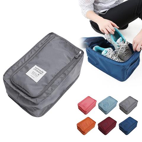 Chaussures imperméables sac de vêtements pratique voyage sac de rangement en Nylon Portable organisateur sacs chaussure tri pochette multifonction ► Photo 1/6