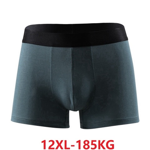 Été hommes grande taille Boxer 10XL 12XL respirant doux surdimensionné sous-vêtements coton Boxer élasticité trou lâche 7XL 8XL 9XL 66 68 70 ► Photo 1/6