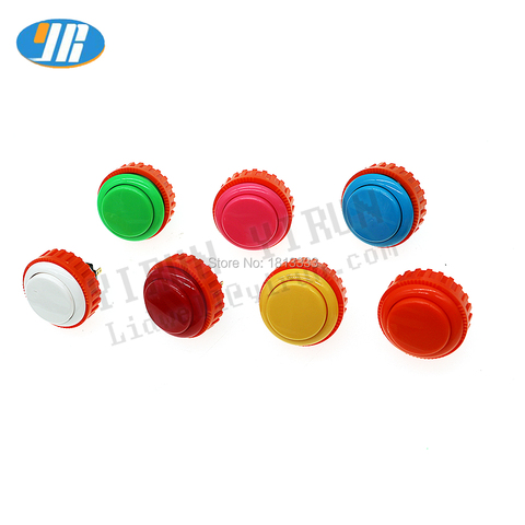 1 pièces d'origine SANWA OBSN-30 30mm OBSN 24 24mm bouton poussoir rond avec écrou pour bricolage Arcade Joystick bouton ► Photo 1/6