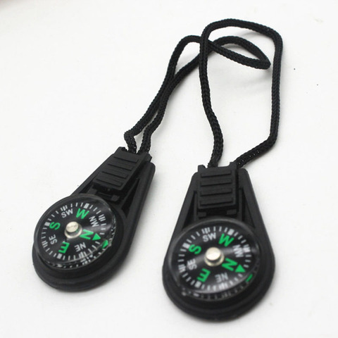 Mini Kit de survie boussole avec porte-clés pour Camping en plein air randonnée décorations de sac à dos de chasse ► Photo 1/6
