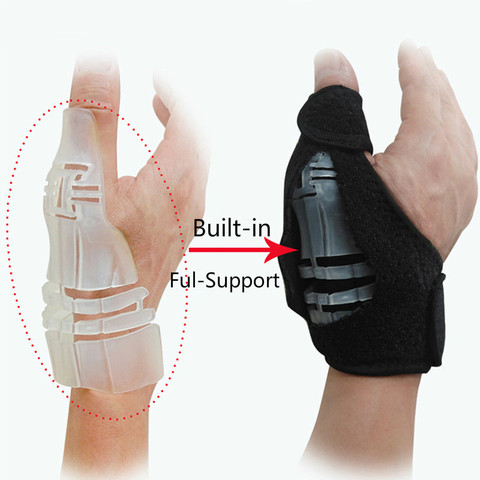 Bracelet de soutien des pouces, Support en Tunnel carpien, stabilisateur de poignet, enveloppe protège-main attelle pour arthrite entorse, 1 pièce ► Photo 1/6